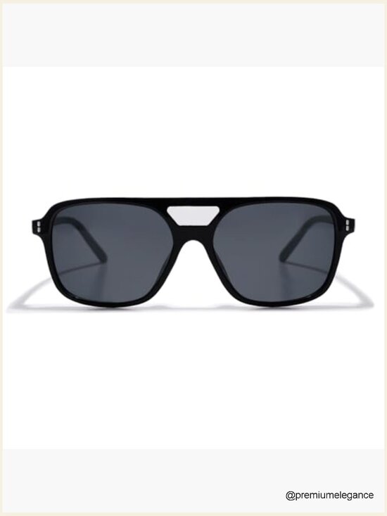 Retro Vintage Square Aviator Sunglasses for Women Men Funky